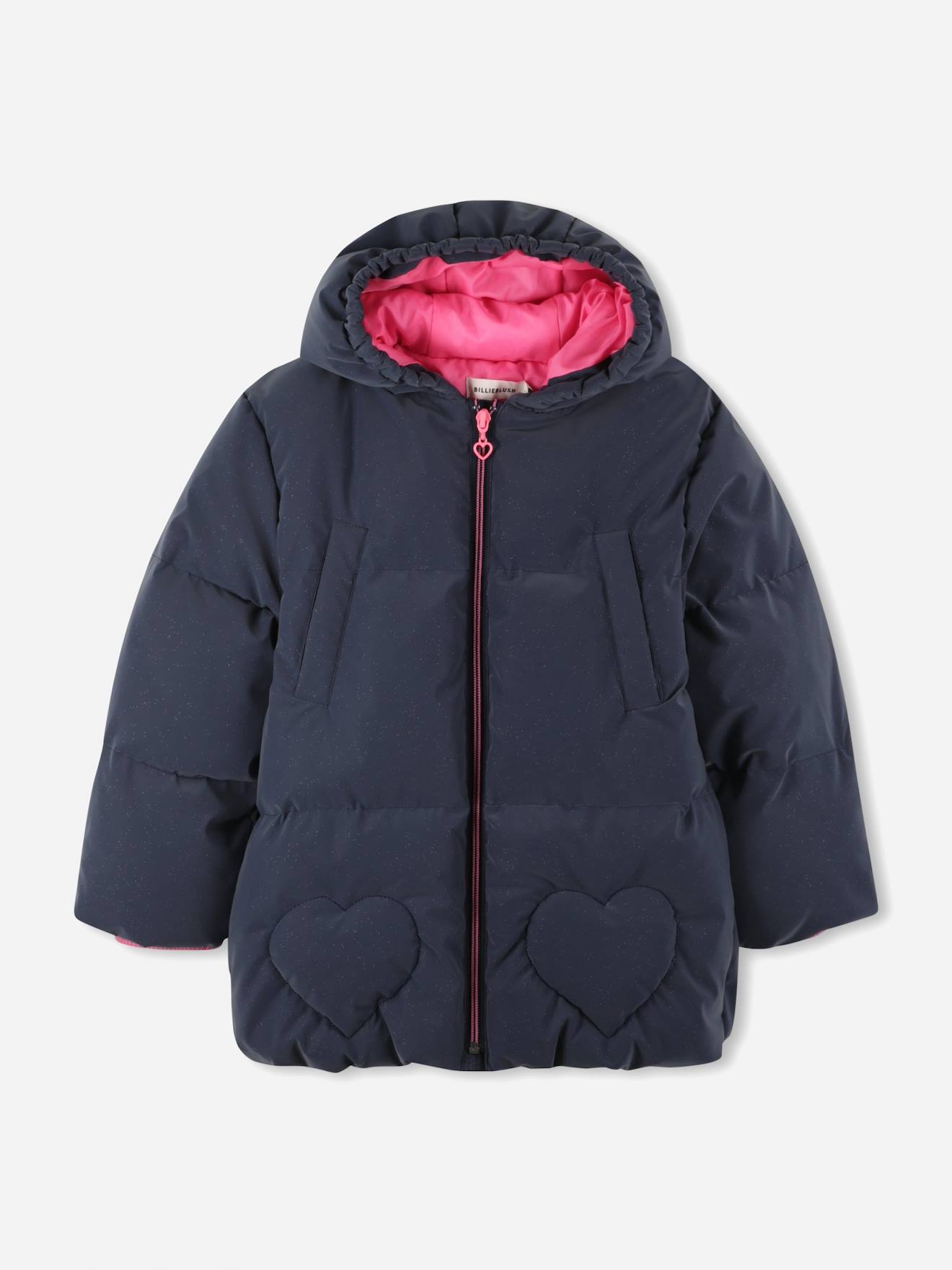 Doudoune à capuche navy Billieblush