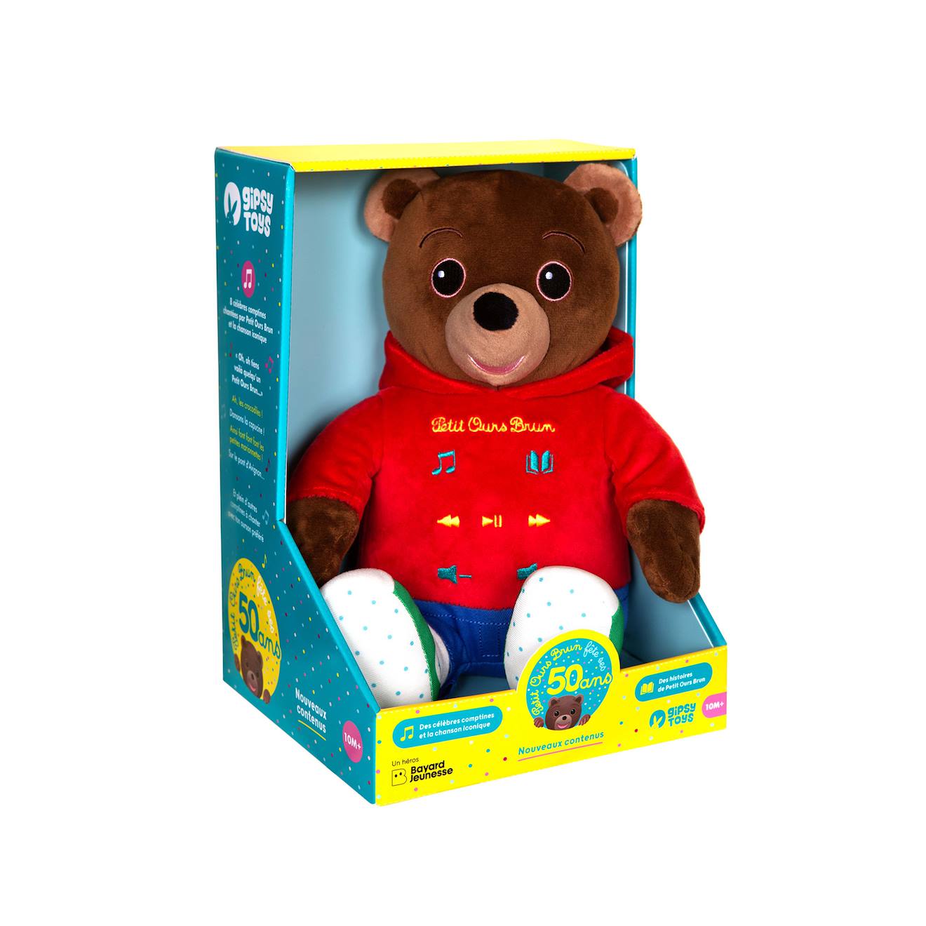 Ifundom Marionnette Ours En Peluche – Jouet Conte Et Imitation – 23 Cm – Développement Communication – Cadeau Enfant