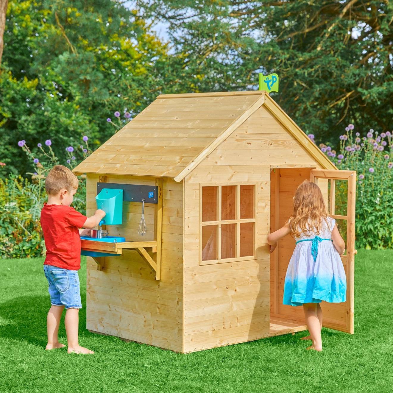 Maisonnette cabane Enfant en Bois FSC® Lavande