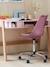 Chaise de bureau enfant à roulettes blanc+bleu marine+FRAMBOISE+gris+moutarde+rose+vert+violet 16 - vertbaudet enfant 