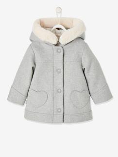 -Manteau à capuche bébé fille