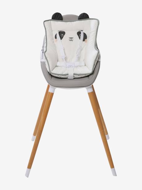 Coussin de chaise haute VERTBAUDET écru+ivoire Panda+moutarde+rayé bleu 8 - vertbaudet enfant 