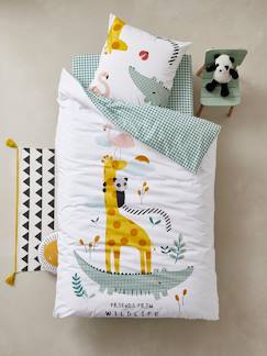 Linge de maison et décoration-Linge de lit enfant-Parure housse de couette + taie d'oreiller enfant HAPPY'RAMIDE