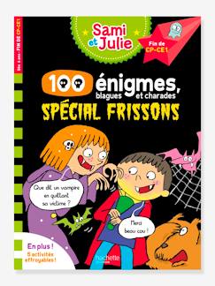 Jouet-Livre éducatif Sami et Julie - 100 Enigmes, spécial frissons - HACHETTE ÉDUCATION
