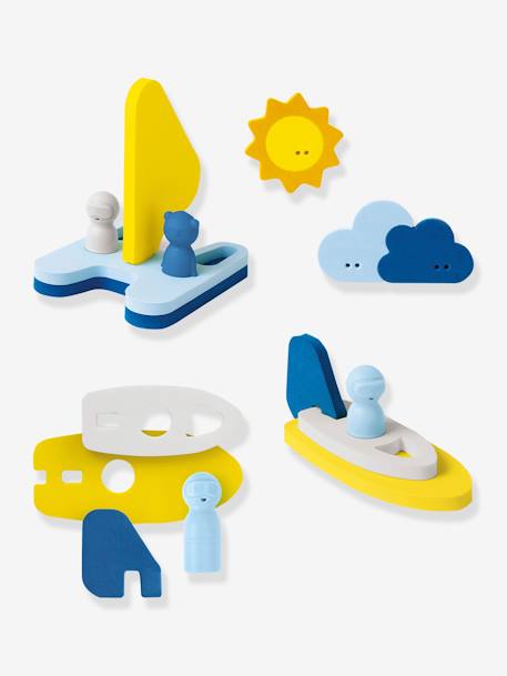 Puzzle de bain Friends - QUUT bleu+BLEU+BLEU+BLEU+BLEU 10 - vertbaudet enfant 