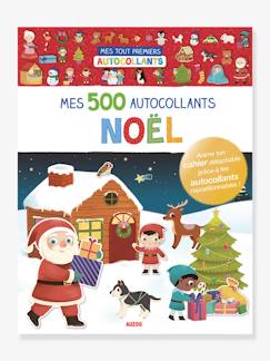 Jouet-Activités artistiques et musicales-Loisirs créatifs-Mes 500 Autocollants - Noël - AUZOU