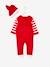 Coffret cadeau de Noël bébé dors-bien en velours + bonnet rouge brique 2 - vertbaudet enfant 