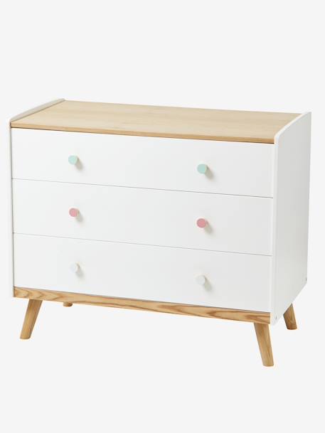 Commode avec poignées personnalisables Confetti Vertbaudet Commode avec poignées personnalisables Confetti Vertbaudet
