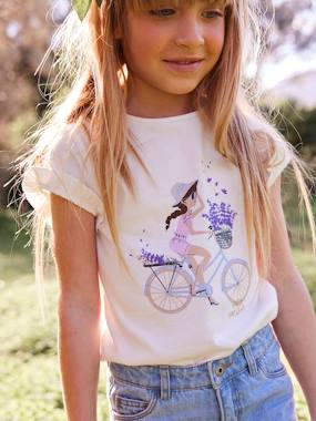 T-shirt Enfant Manches Courtes - Matière Douce Et Extensible - Design Mignon Et Coloré - Pour Garçons Et Filles 2 à 16 Ans