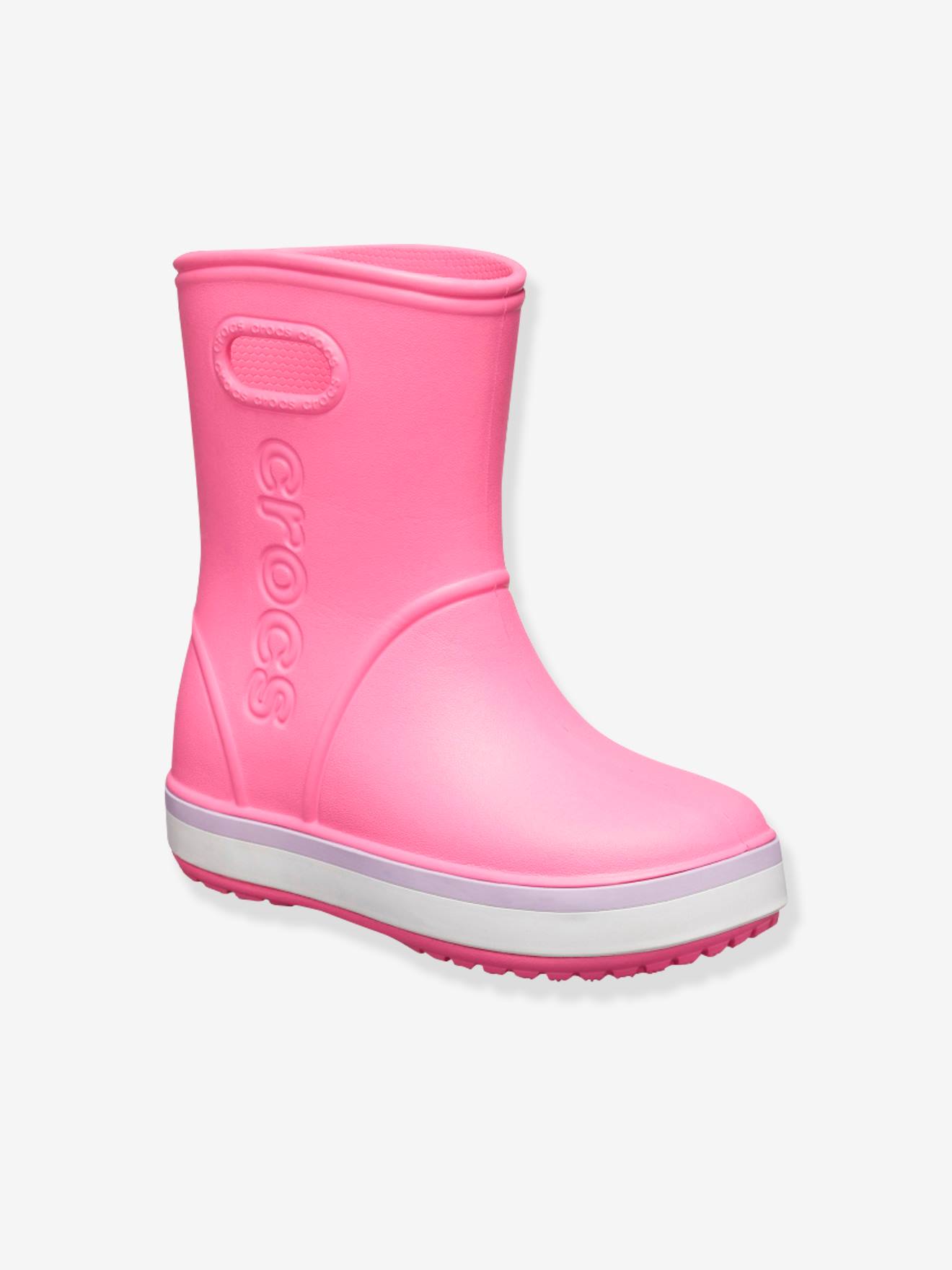 Bottes de pluie enfant Crocband Rain Boot K (TM) pink lemonade