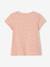 T-shirt imprimé animation relief fille écru+rose poudré+terracotta 7 - vertbaudet enfant 