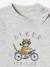T-shirt fantaisie bébé garçon écru+gris chiné+vanille 5 - vertbaudet enfant 