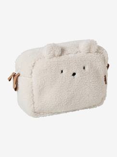 Trousse de toilette en sherpa Ourson PETIT NOMADE  - vertbaudet enfant