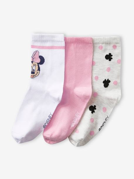 Fille-Lot de 3 paires de chaussettes Disney® Minnie