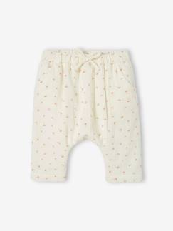 Bébé-Pantalon, jean-Pantalon sarouel en gaze de coton bébé doublé
