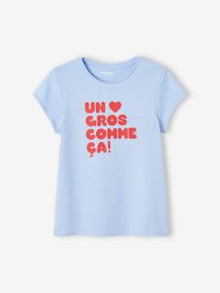Tee-shirt à message Basics fille  - vertbaudet enfant