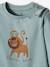 Lot de 2 T-shirts basics bébé motif animal et rayé bleu grisé+bronze 4 - vertbaudet enfant 