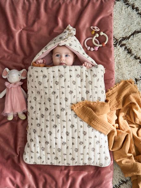Vêtements bébé et enfants à personnaliser-Bébé-Nid d'ange en gaze de coton