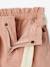 Short style paperbag fille et sa ceinture en gaze de coton rose poudré+sable+vert d'eau 6 - vertbaudet enfant 