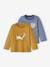 Lot de 2 T-shirts basics bébé motif animal et rayé bleu grisé+bronze 8 - vertbaudet enfant 