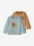 Lot de 2 T-shirts basics bébé motif animal et rayé bleu grisé+bronze 1 - vertbaudet enfant 