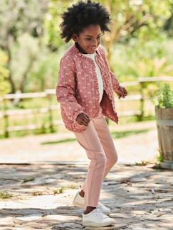 Blouson matelassée motifs fleurs fille  - vertbaudet enfant