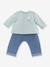 Pantalon et Marinière bords de Loire - COROLLE rayé bleu 1 - vertbaudet enfant 