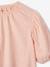 Tee-shirt blouse brodé fille rose pâle 3 - vertbaudet enfant 