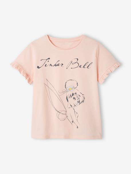 Fille-T-shirt, sous-pull-T-shirt fille manches courtes volantées Disney® Fée Clochette