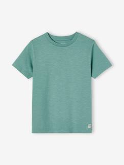 Vêtements bébé et enfants à personnaliser-T-shirt Basics personnalisable garçon manches courtes