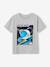 T-shirt à sequins garçon gris chiné+marine 1 - vertbaudet enfant 