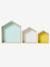 Lot de 3 étagères maison bois bleu+bois/multicolore+Rose 11 - vertbaudet enfant 