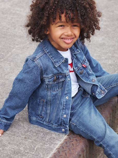 Veste en jean Trucker Jacket LEVI'S® bleu jean 2 - vertbaudet enfant 