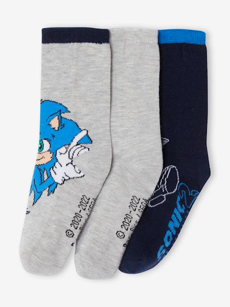 Lot de 3 paires de chaussettes Sonic® Coloris assortis 2 - vertbaudet enfant 