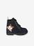 Boots lacées et zippées en cuir bébé marine 2 - vertbaudet enfant 