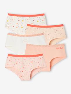 -Lot de 5 shorties fille Pop