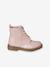 Boots lacées et zippées fille collection maternelle rose 7 - vertbaudet enfant 