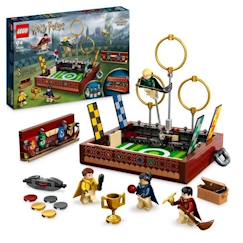 LEGO® Harry Potter 76416 La Malle de Quidditch, Jouet 1 ou 2 Joueurs, avec 3 Jeux de Quidditch  - vertbaudet enfant