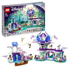 Jouet-LEGO® Disney 43215 La Cabane Enchantée dans l’Arbre, avec 13 Mini-Poupées dont Princesse Jasmine et Elsa