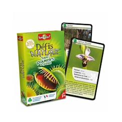 Jouet-Jeux de société-Jeu de cartes Bioviva - Défis Nature Super pouvoirs des plantes pour enfants de 7 ans et plus