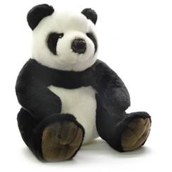 -Peluche - ANIMA - Panda assis - 37 cm - Marron - Plush - Intérieur