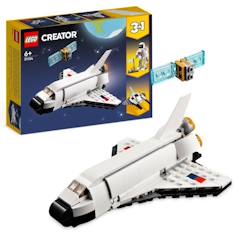 LEGO® Creator 3-en-1 31134 La Navette Spatiale, Jouet Figurine Astronaute avec Vaisseau, Enfants 6 Ans  - vertbaudet enfant