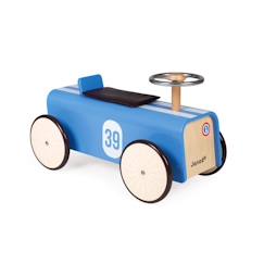 Porteur voiture en bois JANOD - Design vintage et épuré - Roues multidirectionnelles - Mixte - Dès 2 ans  - vertbaudet enfant