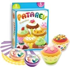 Jeu de pâte à modeler SENTOSPHERE Patarev - Blister Cupcakes multicolore pour enfant de 5 ans et plus  - vertbaudet enfant