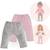 Ensemble leggings pour poupée Ma Corolle 36cm - Corolle - 2 leggings gris et rose ROSE 1 - vertbaudet enfant 