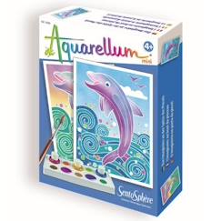 Coffret Aquarellum Mini Dauphin SENTOSPHERE - Jouet créatif mixte pour enfants de 3 ans et plus  - vertbaudet enfant