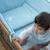 Oreiller plat en gaze de coton - SEVIRA KIDS - Jeanne - Gris clair - 35 x 40 cm - Enfant - Made in France GRIS 2 - vertbaudet enfant 