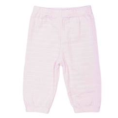 Bébé-Pantalon, jean-Pantalon bébé en gaze coton biologique Rose clair