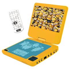 Lecteur DVD portable Les Minions - LEXIBOOK - Écran rotatif 7'' - USB - Contrôle parental  - vertbaudet enfant