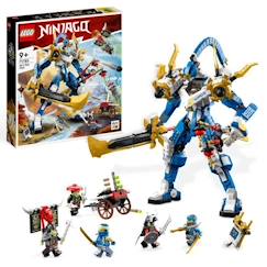LEGO® NINJAGO 71785 Le Robot Titan de Jay, Jouet pour Enfants, avec Minifigurines et Arbalète  - vertbaudet enfant